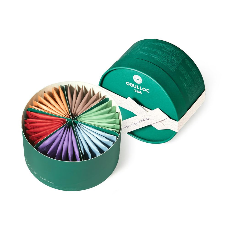 Osulloc For:rest Tea Box offers diverse tasting across six teas.