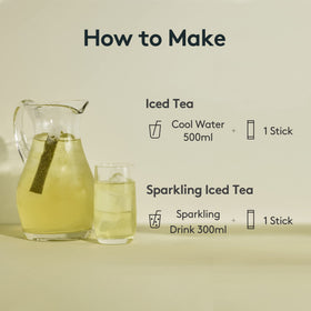 Tasting notes of Osulloc green tea with grassy aroma.