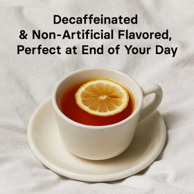 Osulloc hot brew teacup showing steaming, comforting flavors.