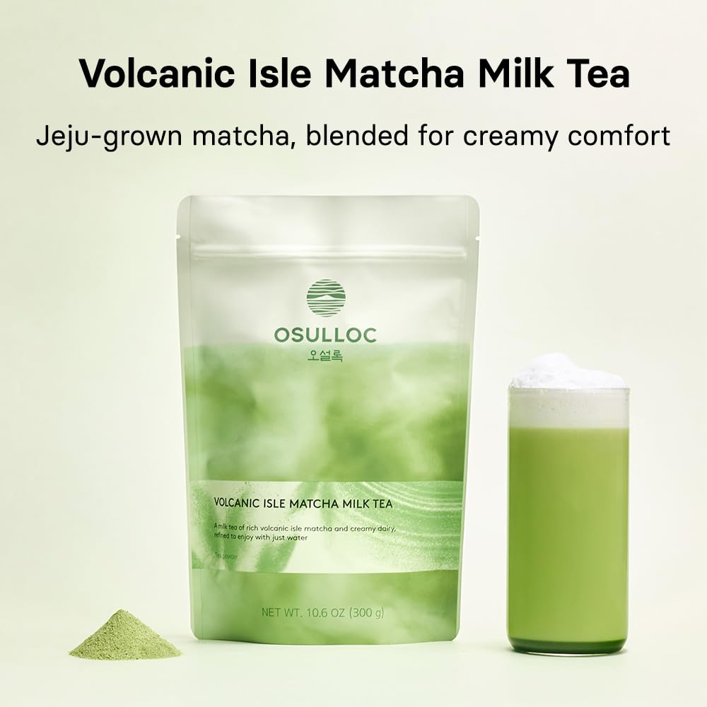 OSULLOC Jeju matcha leaves first harvest premium pure flavor base for rich notes