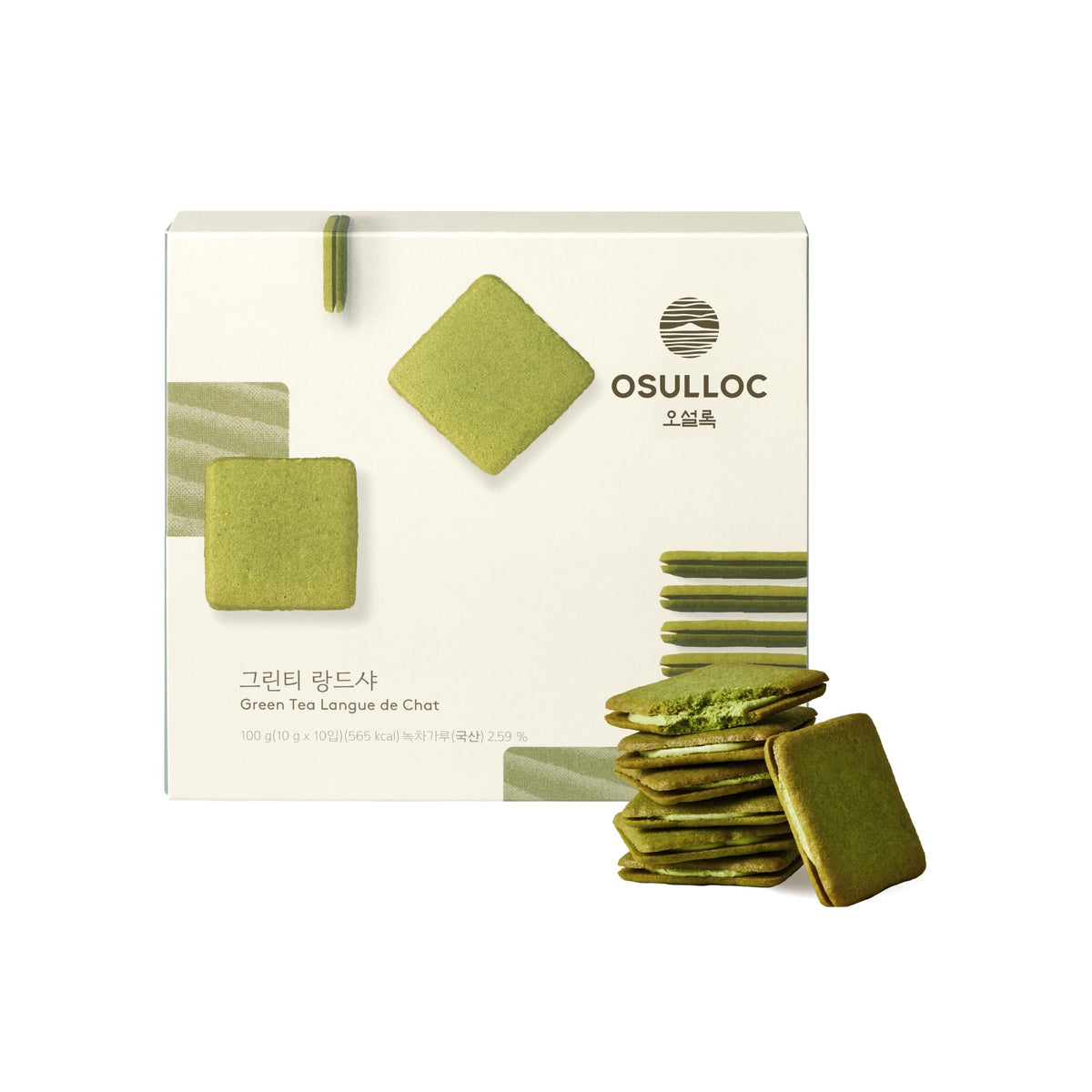 Osulloc Langue de Chat cookies pack ready for afternoon tea moments