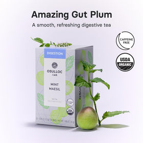 Osulloc Mint Maesil tea cup steeped invites a light, palate-cleansing sip.
