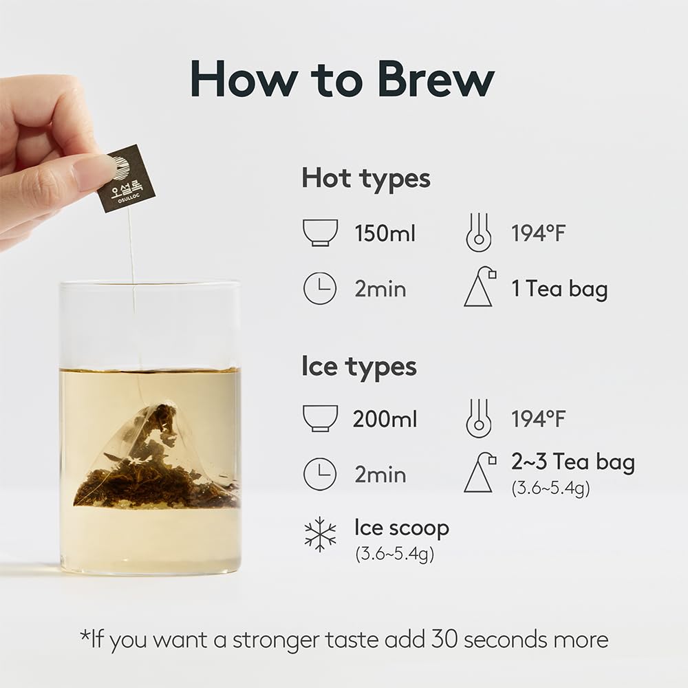 Osulloc Moon Walk Tea iced brew delivers refreshing fruit flavor.