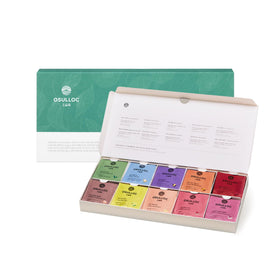 Osulloc Premium Tea Collection box close-up showing variety and premium packaging