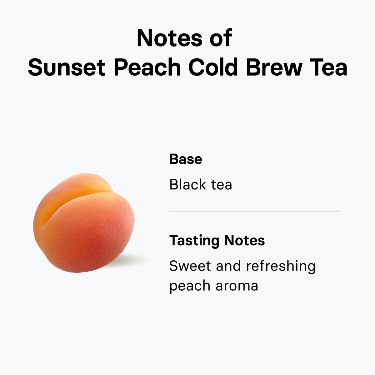 OSULLOC Sunset Peach ice glass captures vibrant color and aroma.