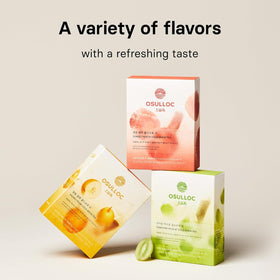 OSULLOC Shine Muscat with green tea for a bright, fragrant taste.
