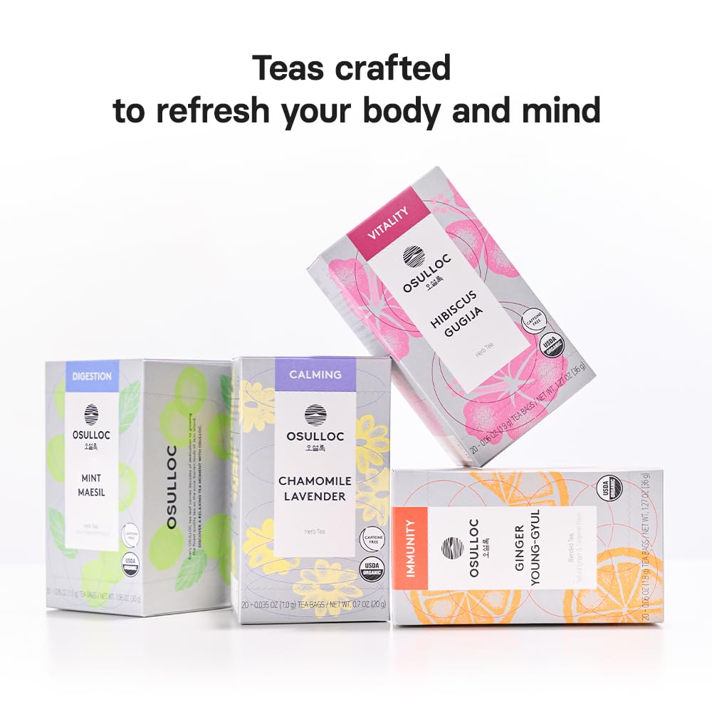 Brewing Osulloc tea creates a soothing, revitalizing cup for a daily reset.