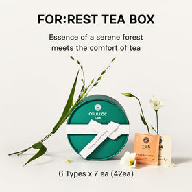 Osulloc green tea variant delivers crisp, refreshing single-tea experience.