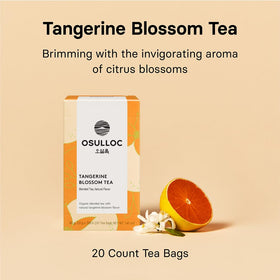 Osulloc tea packaging with label indicating USDA Organic certification