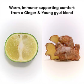 Young-Gyul citrus peels and ginger in Osulloc tea offer comforting warmth.