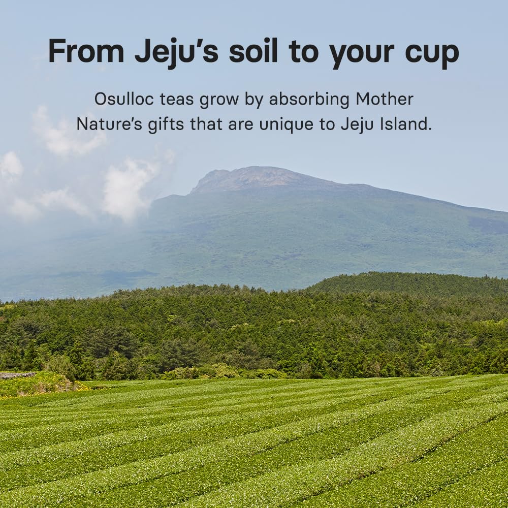 OSULLOC Yuja Earl Grey back-of-pack view noting organic ingredients