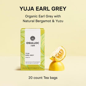 OSULLOC Yuja Earl Grey front view inviting a citrus-forward start to your day