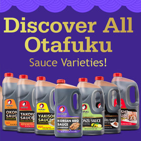 Packaging of Otafuku bulgogi sauce showing ingredients and quality