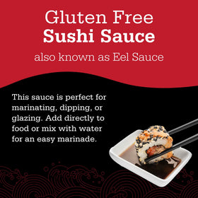 Otafuku eel sauce glaze on rice adds depth to bowls