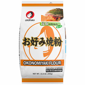 Otafuku Okonomiyaki flour bag — authentic home base for Osaka-style pancakes.