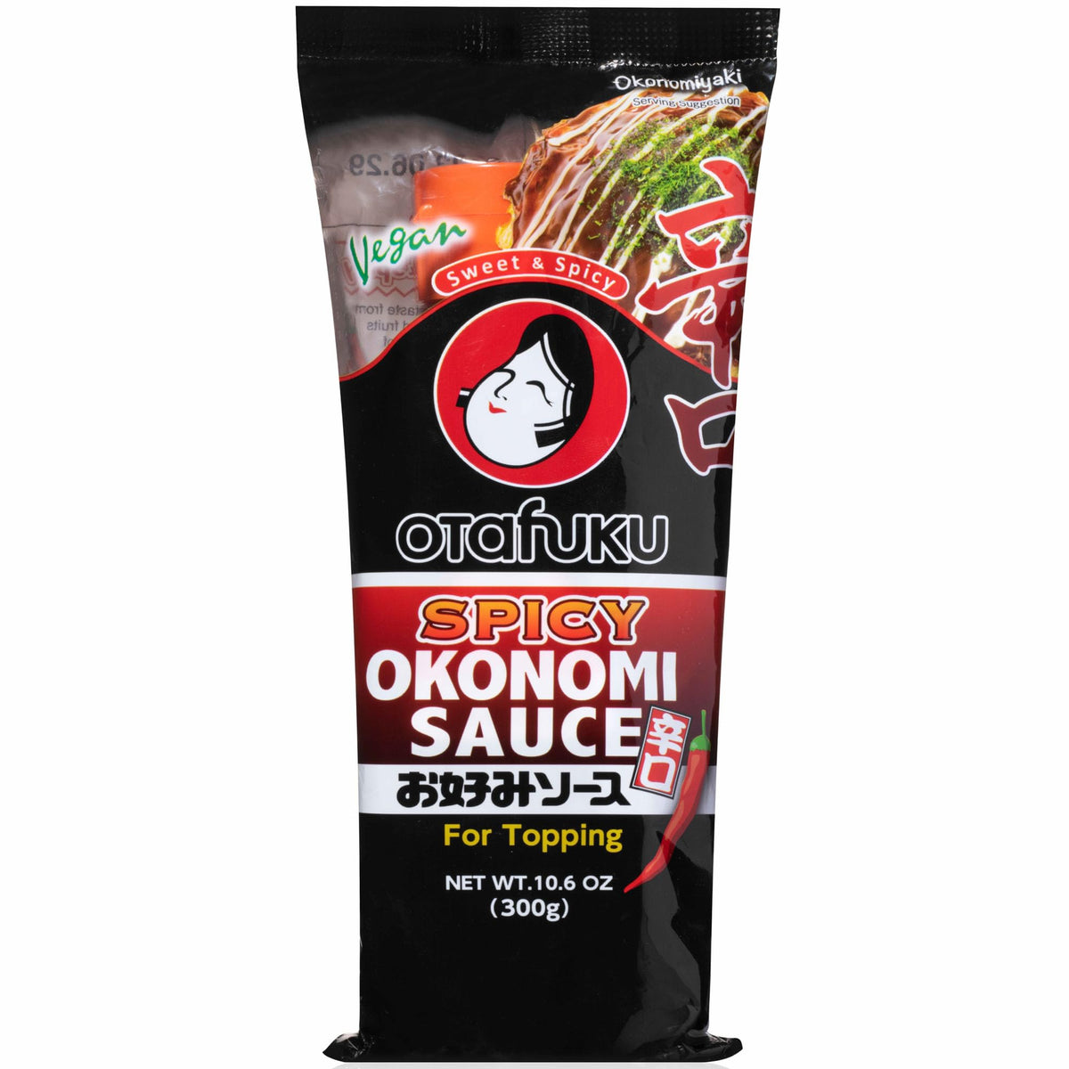 Otafuku Spicy Okonomi Sauce bottle ready to elevate okonomiyaki and more