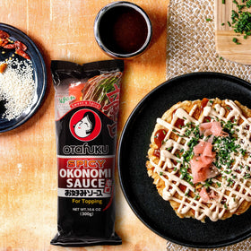 Gift-ready bottle of Otafuku Spicy Okonomi Sauce for food lovers