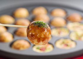 Otafuku Takoyaki flour bag label emphasizes no artificial colors