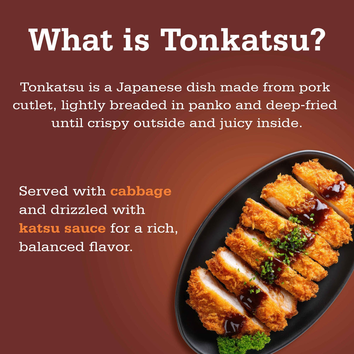 Closeup of Otafuku Tonkatsu Sauce ingredients and gluten-free soy sauce.