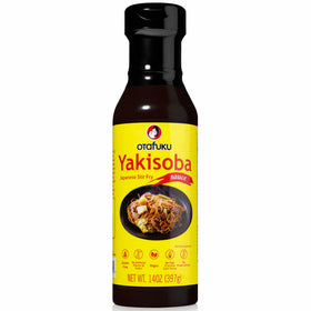 Otafuku Yakisoba sauce bottle front showing authentic umami for quick weeknight meals