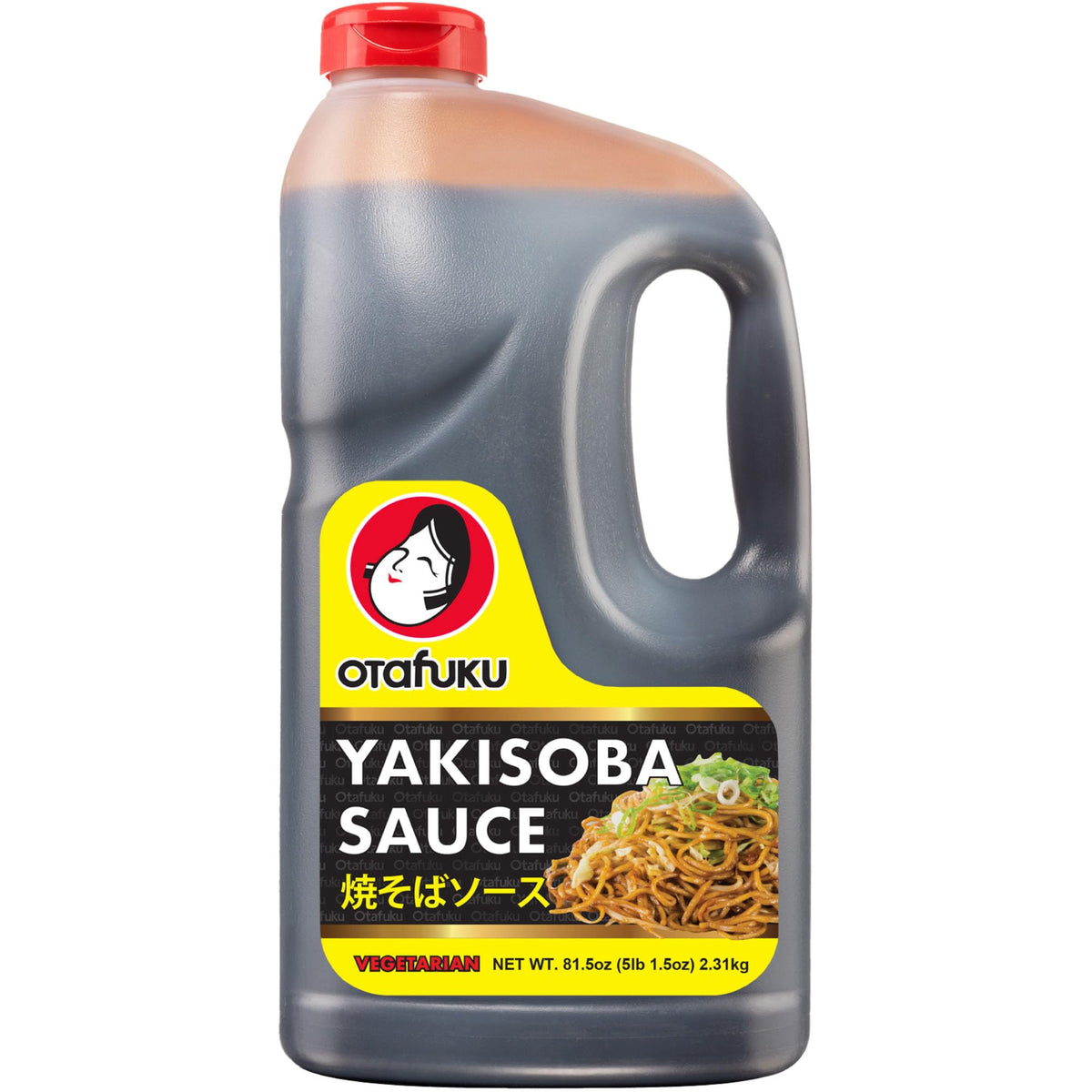 Otafuku Yakisoba sauce bottle label shown for authentic home flavor