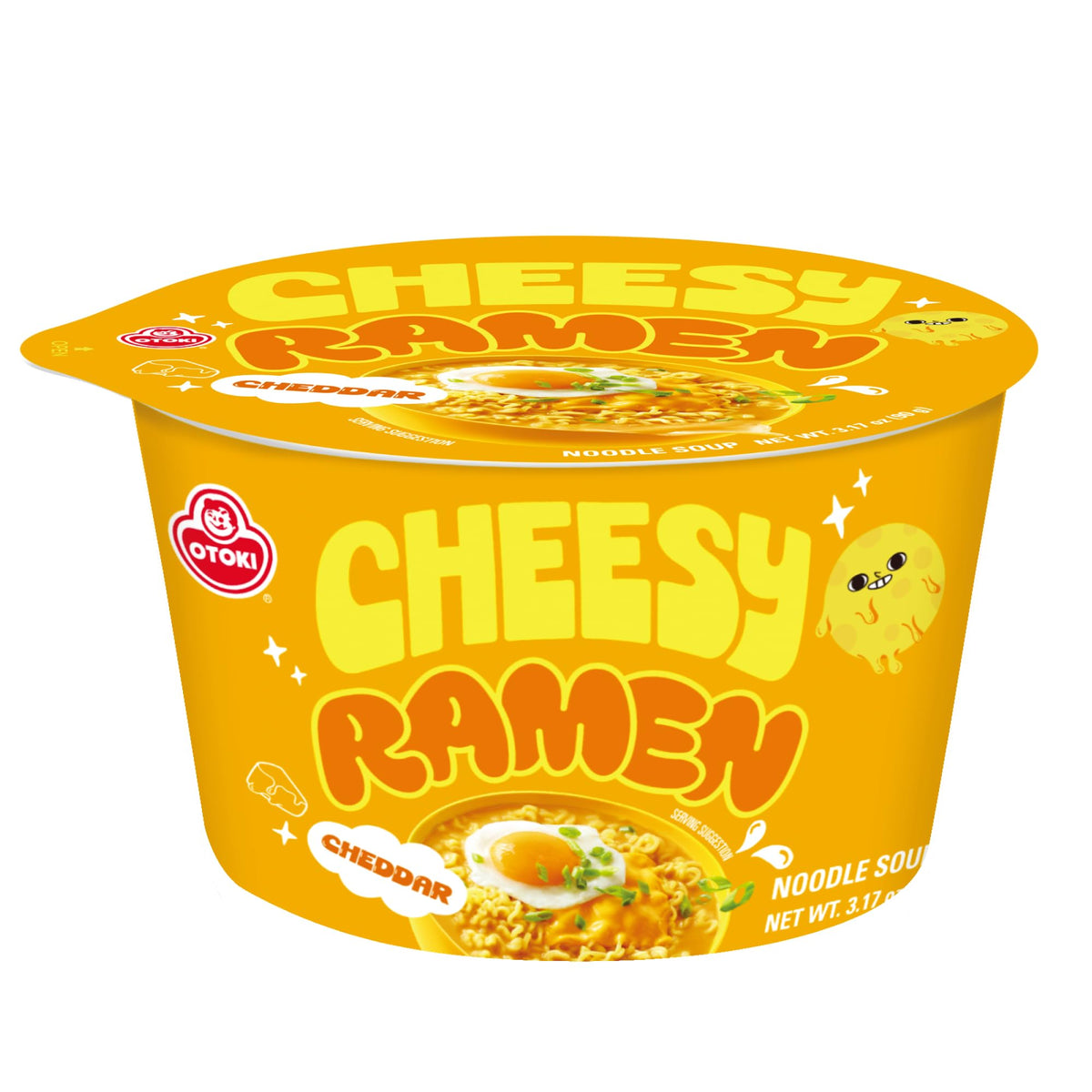 OTOKI Cheesy Ramen Bowl cheddar flavor, cozy family dinner.