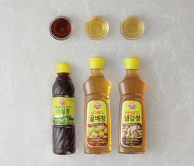 OTOKI Cooking Plum Extract jar label close-up with authentic maesil flavor.