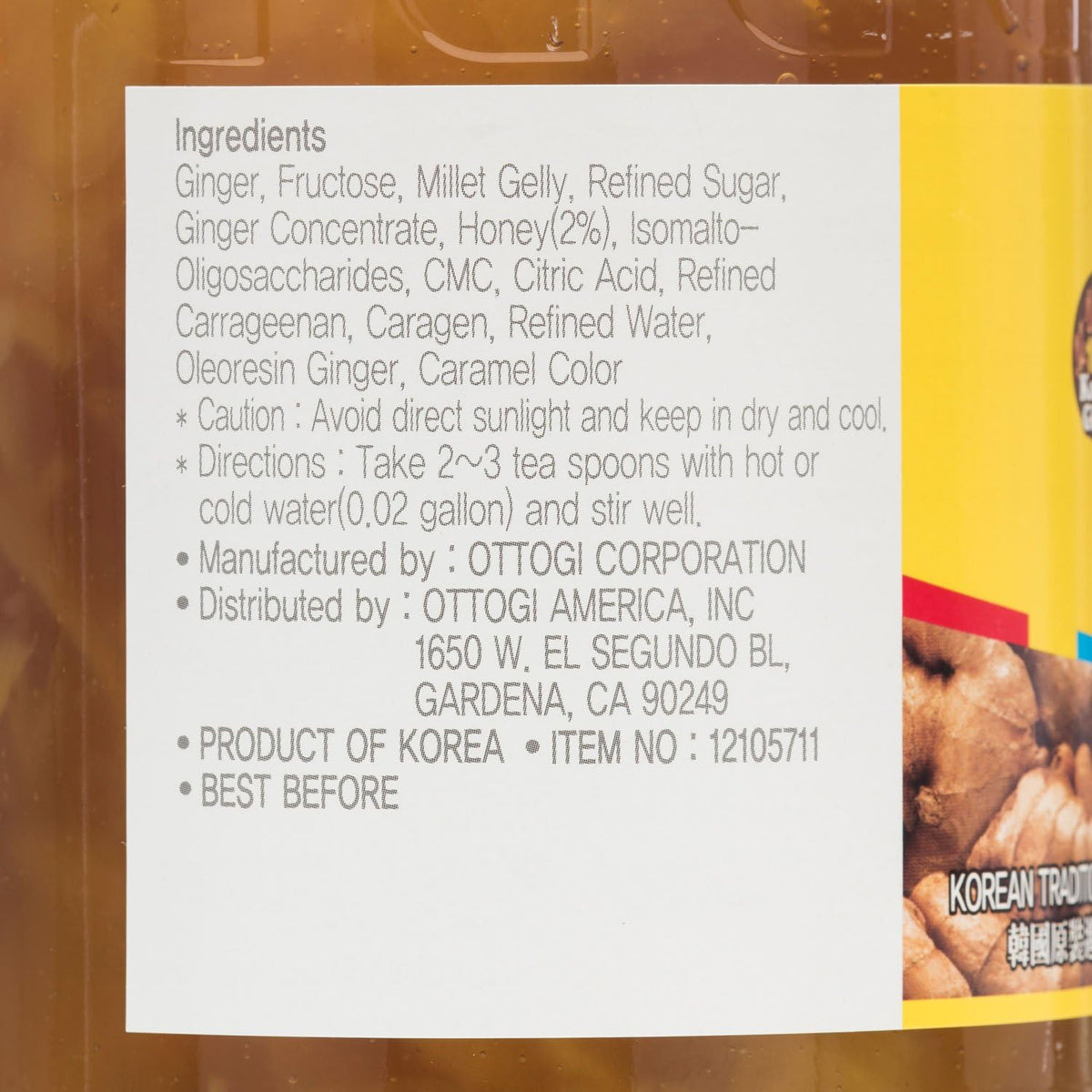 OTOKI Honey Ginger Tea hot or cold serve showing beverage versatility and soothing warmth.