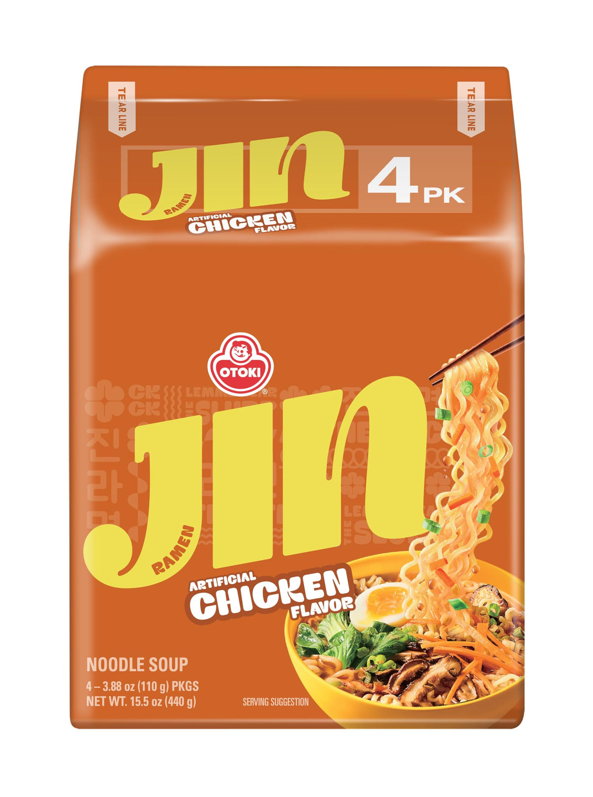 OTOKI Jin Ramen chicken broth with vegetables in a comforting bowl.