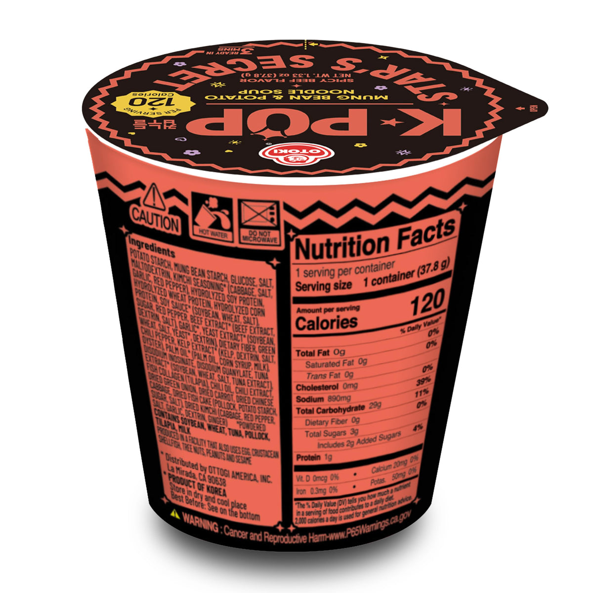OTOKI noodles use mung bean noodles for a chewy, non-fried texture