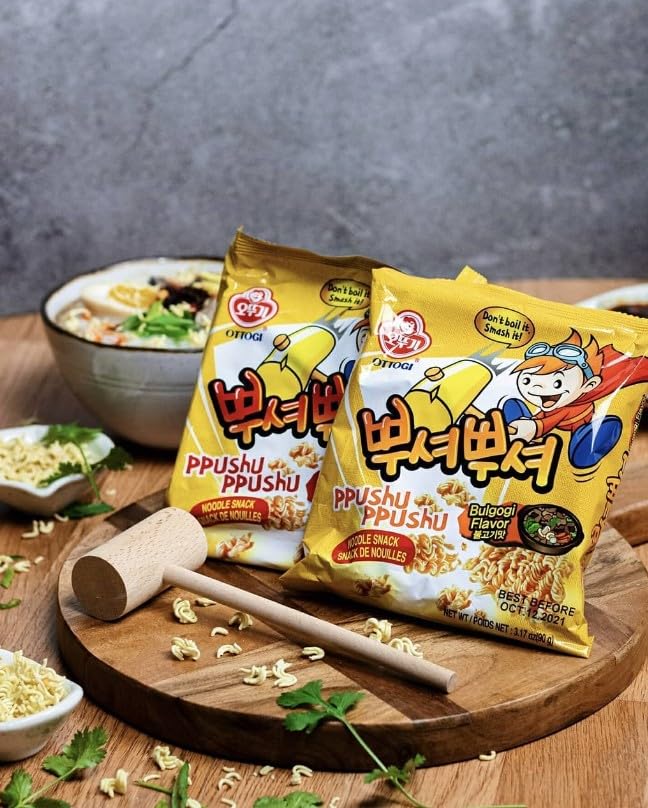OTOKI Ppushu Ppushu BBQ flavor pouch for bold crunch