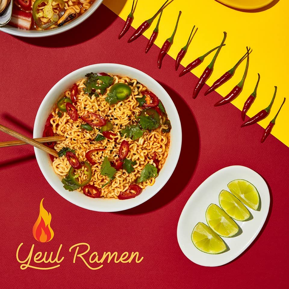 OTOKI YEUL Ramen 5-pack provides convenient, bold spicy options.