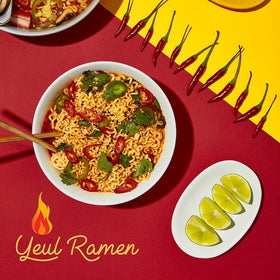 OTOKI YEUL Ramen 5-pack provides convenient, bold spicy options.
