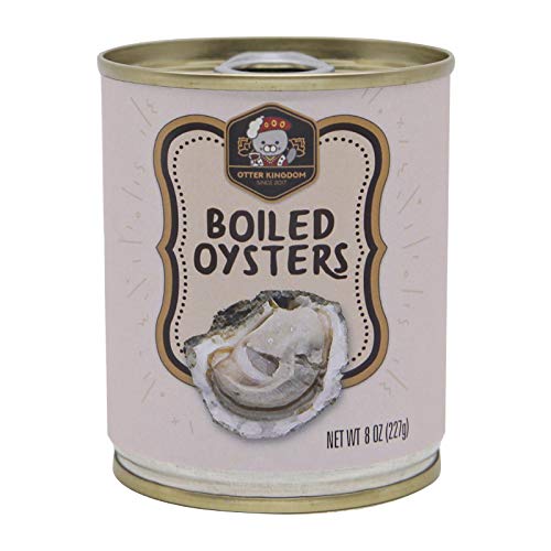 Otter Kingdom EZO oysters can front view for quick seafood meals.