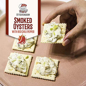 Otter Kingdom red chili peppers detail showcasing subtle heat for seafood dishes.