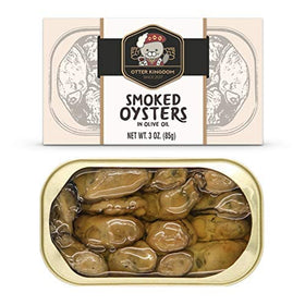 Otter Kingdom premium oysters in olive oil, perfect pantry staple
