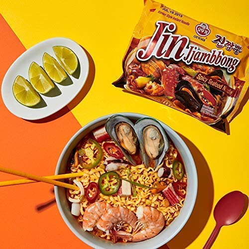 Ottogi Jin Jjambbong bold spice for seafood lovers seeking warmth.