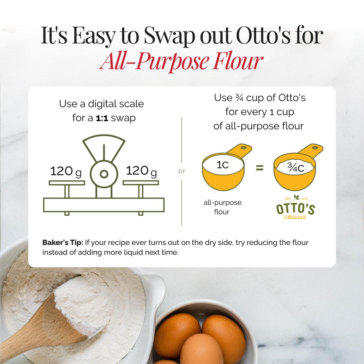 Batter being whisked together with Otto's Naturals cassava flour