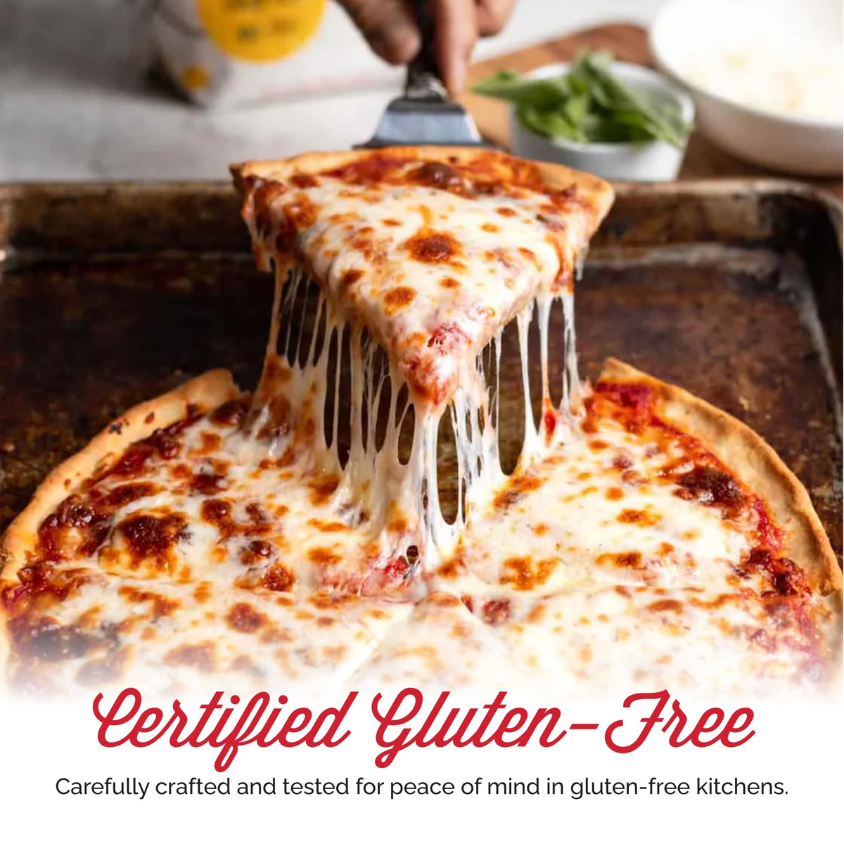 Otto's Naturals cassava flour dry-pour showcases versatile batter options.