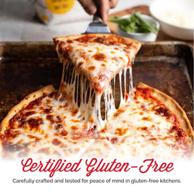 Otto's Naturals cassava flour dry-pour showcases versatile batter options.