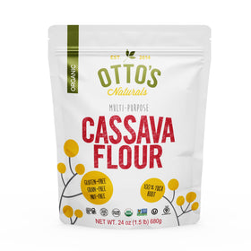 Otto's Naturals cassava flour bag ready for gluten-free baking