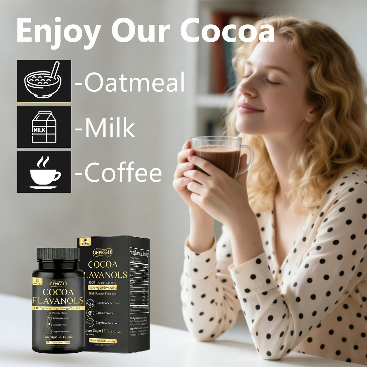 OUHENGTEK USA GMP facility cocoa powder produced under strict quality standards.