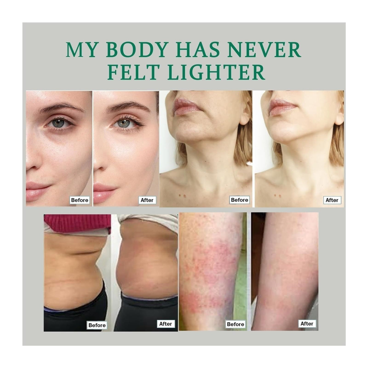 Oulores Lymphatic Drainage blend ingredients close-up shows herbs for a natural formula.