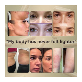 Oulores Lymphatic Drainage blend on desk demonstrates everyday wellness routine integration.