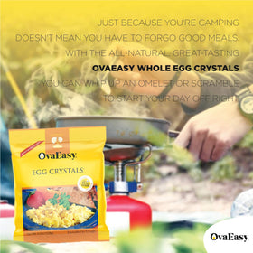 OvaEasy backpacking eggs provide convenient protein on trips.