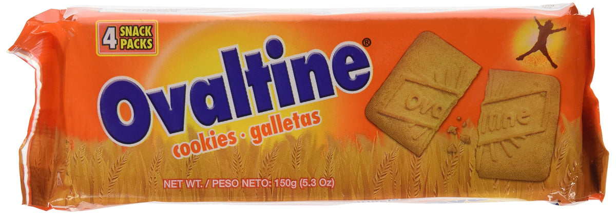 Ovaltine Biscuits 150g Pack3 packaging, ideal for sharing on the go.