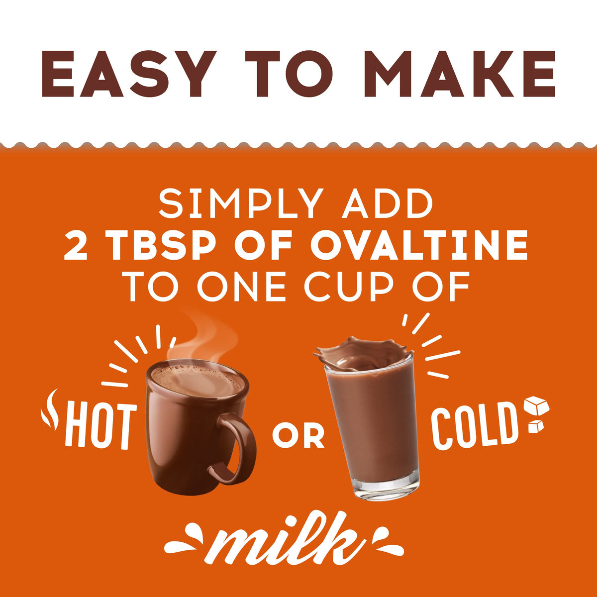 Ovaltine Chocolate Malt stirred into a smoothie for depth.