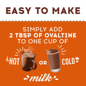 Ovaltine Chocolate Malt stirred into a smoothie for depth.