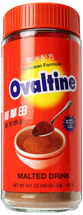 Ovaltine European Formula can front with rich malt flavor and easy daily use.