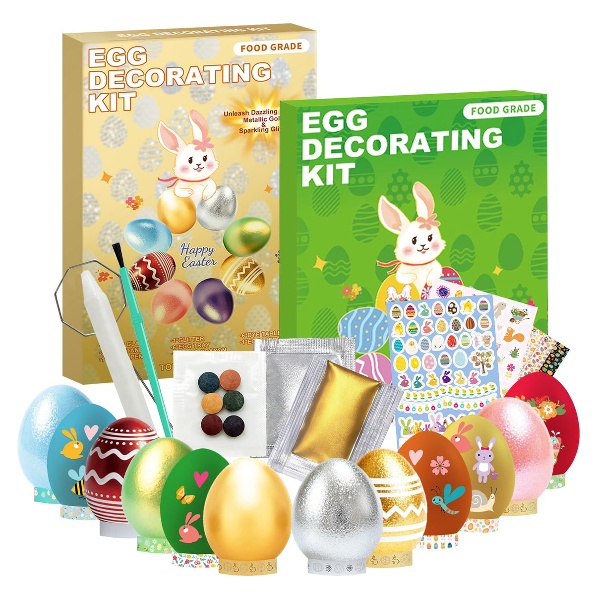 Ovenli Easter stickers offer reusable designs for kid-friendly decorating.